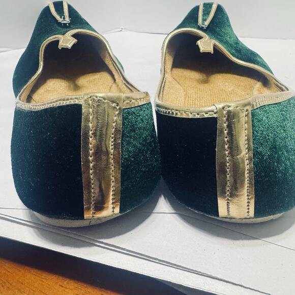Men’s Shoes Indian Wedding Green Velvet Sherwani Jutties Khussa Mojari US 9/10 main image 5